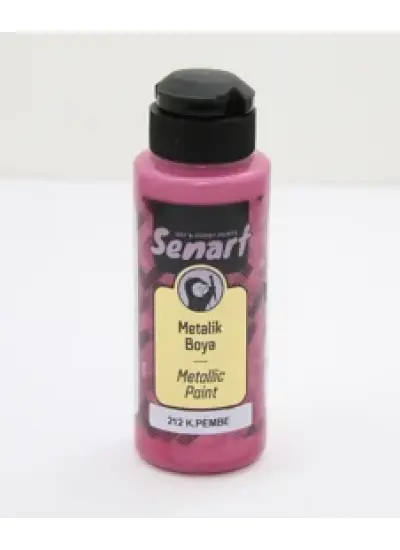 Senart Metalik Sedefli Boya 212 Koyu Pembe 120Ml