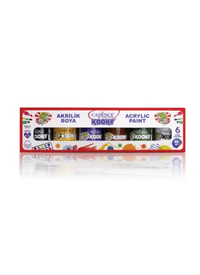 Cadence Kooky Akrilik Boya Set1 6X30Ml