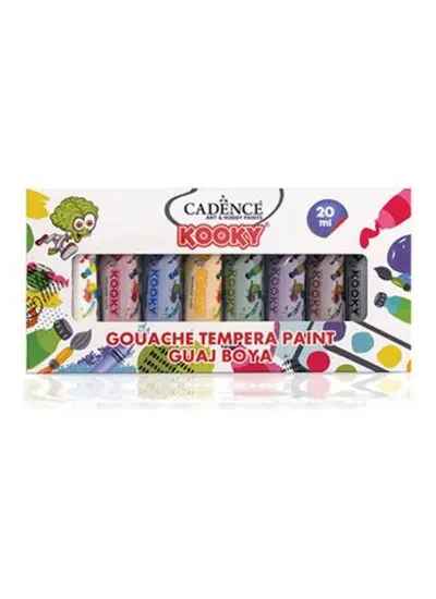 Cadence Kooky Guaj Boya ( Tempera ) 8Li Set 20Ml