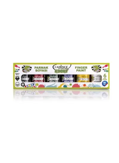 Cadence Kooky Parmak Boya 6Lı Set 30Ml