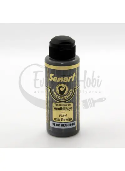 Senart Vernikli Boya Vb-081 Grafiti Gri 120 Ml