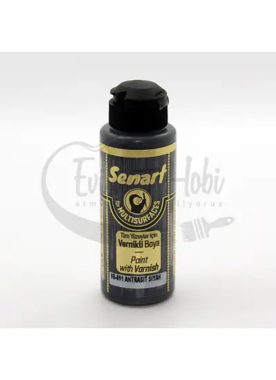 Senart Vernikli Boya Vb-091 Antrasit Siyah 120 Ml