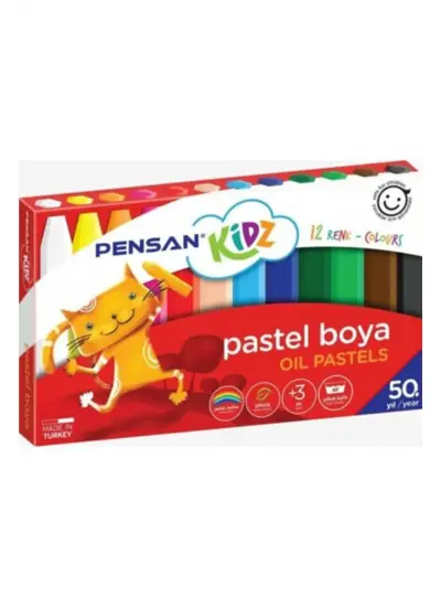 Pensan PASTEL BOYA 12'Lİ