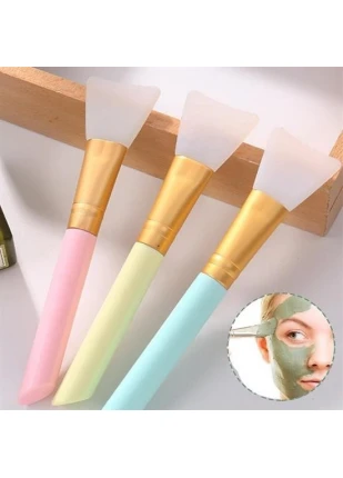 Gunkes® 2li Silikon Temizlemesi Kolay Kullanılabilen Yüz Cilt Bakımı Maske Ve Krem Spatulası