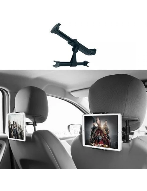 Gunkes® Oto Koltuk Arkası Telefon Tablet Tutucu Ayarlanabilir 360 Derece Dönebilen Pratik Stand