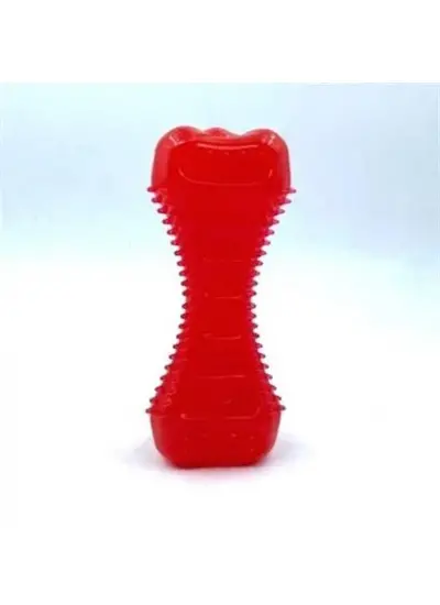 BUFFER® Köpekler İçin Diş Kaşıma Oyuncağı Tırtıklı Yapıda Plastik Dumbell