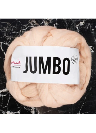 La Mia Jumbo Bej Dev Yün El Örgü İpi - J2