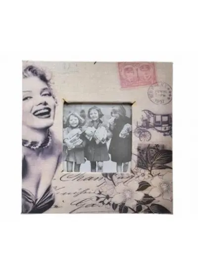 BUFFER® Decotown Marilyn Monroe Tasarım Ahşap Resim Fotoğraf Çerçevesi