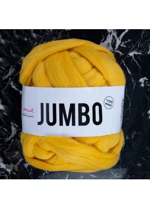 La Mia Jumbo Sarı Dev Yün El Örgü İpi - J5
