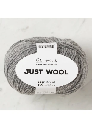 La Mia Just Wool Gri El Örgü İpi - LT001 - 33843