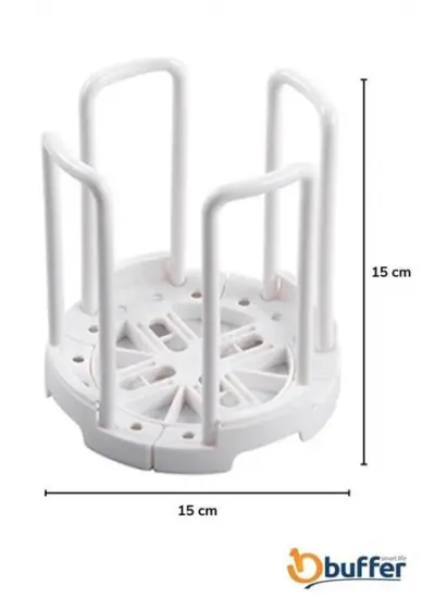 BUFFER® Tabak Bardak Kase Standı Bulaşık Kurutma Tutucu Mutfak Düzenleyici Organizatör