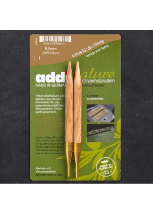 Addi Nature Olive Wood Click 9mm 13cm Misinalı Şiş