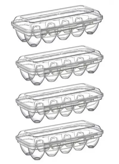 BUFFER® 10 Bölmeli Kilitli Kapaklı Yumurtalık Saklama Kutusu YU110