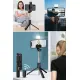 BUFFER® Kendiliğinden LED Işıklı Kumandalı Uzayabilen Selfie Çubuğu,Masa Üstü Tripod