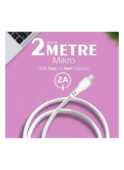 Acl Ack-49 PrimeCord Mikro Usb Şarj Kablosu