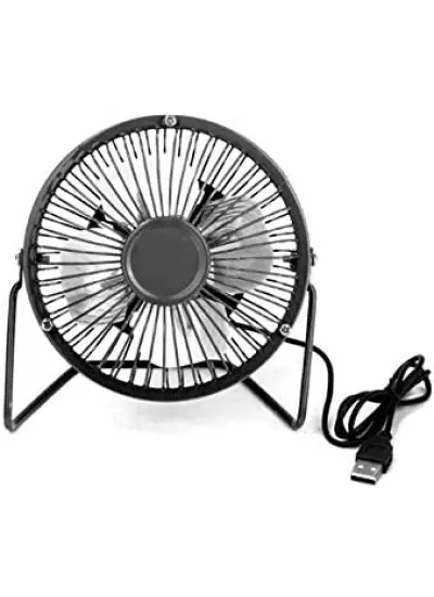 acl Açma/Kapama Anahtarlı 6 İnç USB Mini Metal Fan Masa Fanı