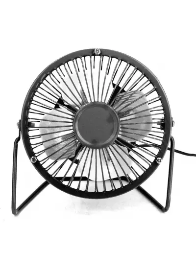 acl Açma/Kapama Anahtarlı 6 İnç USB Mini Metal Fan Masa Fanı