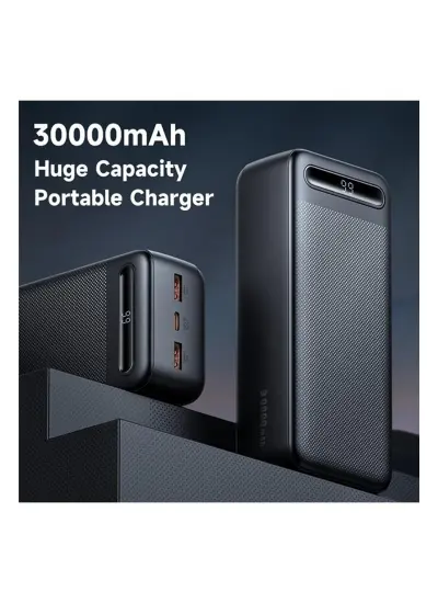 Mcdodo 30000mah Powerbank Led Ekranlı 30.000 Mah Taşınabilir Şarj Cihazı Siyah Mc-4442