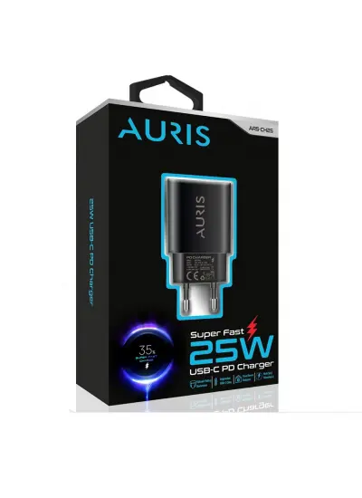 Auris CH25 Usb-C Super Fast Kafa 25W Adaptör