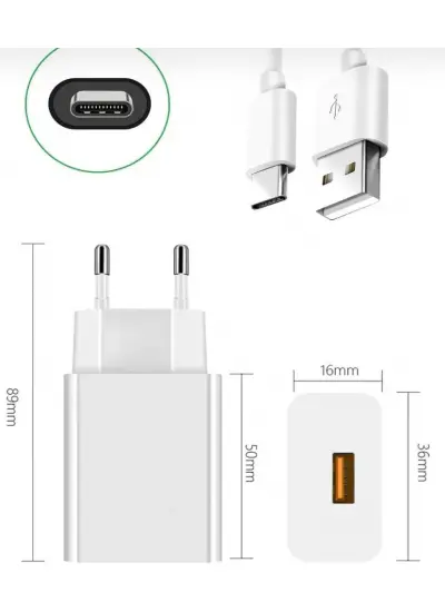 Fulltech FC2  Type-C 2.1A Şarj Aleti