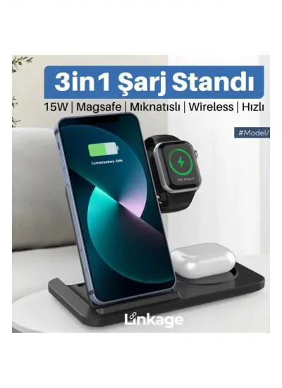 Lınkage LWS2 Type-C  Magnetic   Şarj Standı