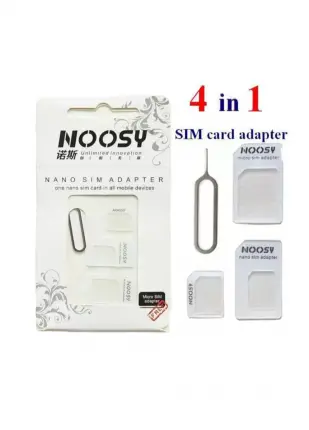 Nano Sim Kart Adaptörü Ve Dönüştürcü 3 Aparat 1 Iğne 4'lü Set NSY-03