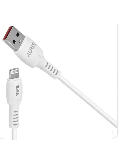 Auris CB04 3.4A Lightning  USB Kablo 2m Şarj ve Data Kablosu