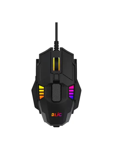 Blic BWM7 6400 DPI, Rgb Işıklı, 1.5MT Kablolu Oyuncu Mouse