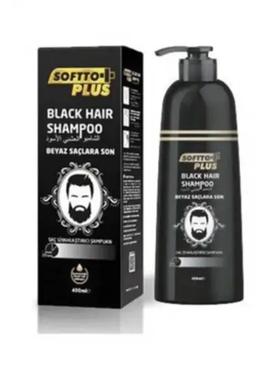 Softto Plus Black Hair Şampuan 350 Ml 2 Adet