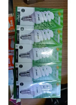 Daımond 15Watt E14 Duy Full Spiral Beyaz Işık Tasarruf Ampul 10 adet