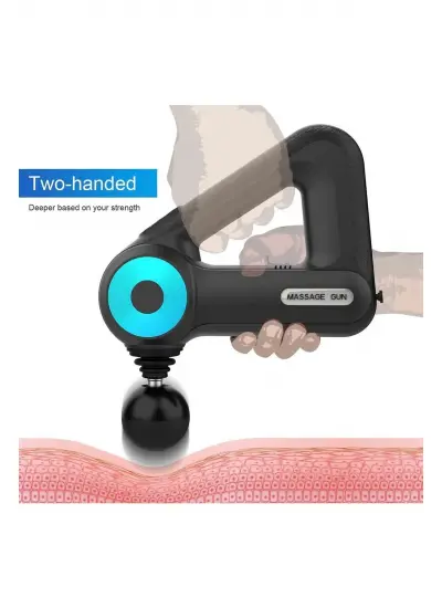 Massage Gun 12 Başlıklı Profesyonel Masaj Tabancası Çok Fonksiyonlu AMG8