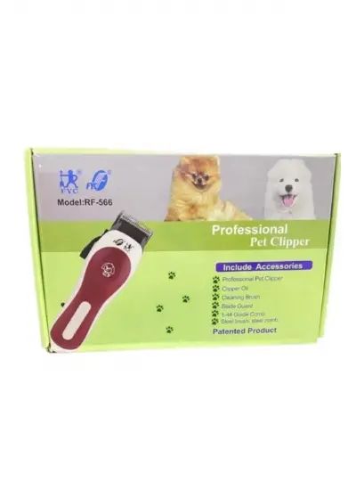 FYC RF-566 Elektrikli Köpek Tıraş Makinesi Seti