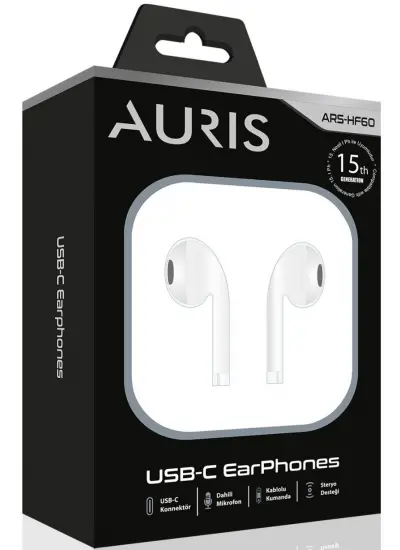 Auris HF60 Mikrofonlu Usb-C Kulaklık