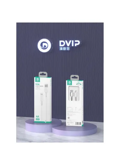 Dvıp L13 6A 110W Usb-a To Lightning Data ve Hızlı Şarj Kablosu