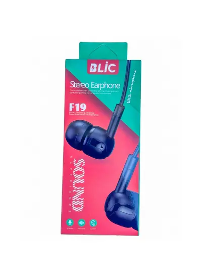 Blic F19 Mikrofonlu Kumandalı 3.5MM Jack Kulaklık