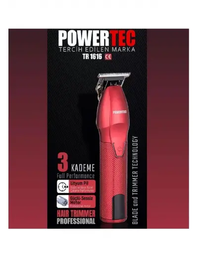 Powertec TR-1616 Ense Sakal Çizim Makinesi 3 Kademe