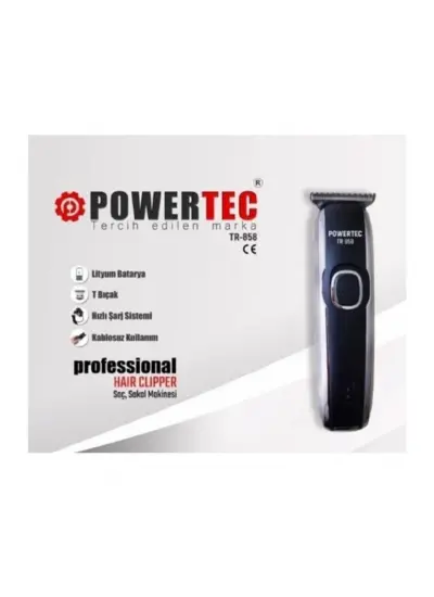 Powertec Tr-858 Saç Ve Sakal Kesme Tıraş Makinesi