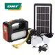 Dat Solar Kamp Lambası Acil Durum Işığı Şarjlı Bt/usb/sd/fm Dat At-9011b