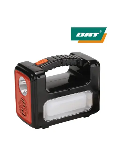 Dat Solar Kamp Lambası Acil Durum Işığı Şarjlı Bt/usb/sd/fm Dat At-9011b