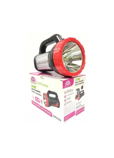 Gold Kama Uzun Mesafeli 15W Led El Feneri Gk-2229