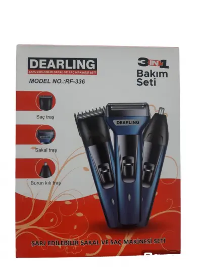 Dearling RF-366 Şarjlı Saç & Sakal Kesme Tıraş Makinesi