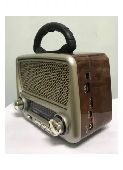 Everton Rt-819 Solar Paneli Nostaljık Fm aux usb Radyo Müzik Çalar