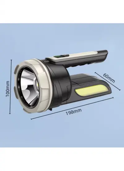 Gold Orıon Or-22024 Projektör El Feneri Şarjlı Led + Cob Led
