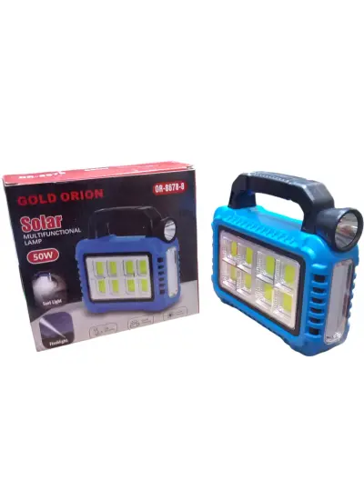 Gold Orion OR-8678-8 50W Solar Multifonksiyonel Çadır Lambası