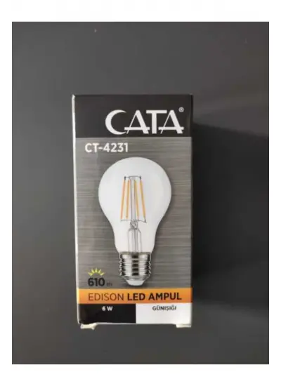 Cata 6w Led Ampul E27 Duylu Ct-4231 - Gün Işığı 4000k - 6w