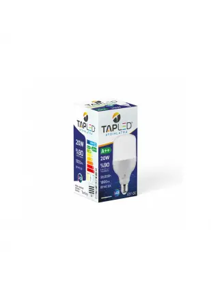 Tapled 20W Torch Ampul %90 Enerji Tasarruflu Beyaz Işıklı