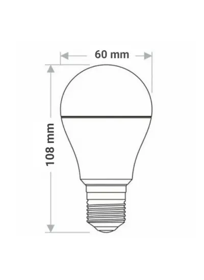 Noas 9W Led Ampul 6500K E27 10 Adet