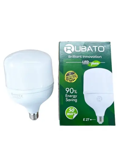 RUBATO 50 Watt  Torch Led Ampul 8000k 4250 lümen E27 Duy  - RBT-500 2 Adet