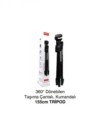 Neepho Np8810 360 Dönebilen Taşıma Çantalı, Kumandalı 155cm Tripod