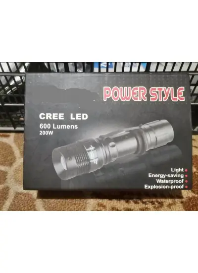 Power Style 600 Lumen 200W El Feneri